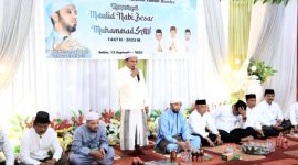 Suasana peringatan Maulid Nabi Muhammad SAW yang digelar Keluarga Besar DPRD dan Sekretariat DPRD Kabupaten Tanah Bumbu, Sabtu (13/9/2025).