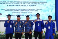 Pelatihan Berbasis Kompetensi digelar Pemerintah Kabupaten Tanah Bumbu di Pendopo Kantor Bupati, untuk mencetak SDM unggul dan kompeten