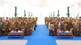 Pemkab Tanah Bumbu meluncurkan Aplikasi DigiS, disampaikan Plt Asisten di Pendopo Bupati Batulicin pada Senin 8 September 2025