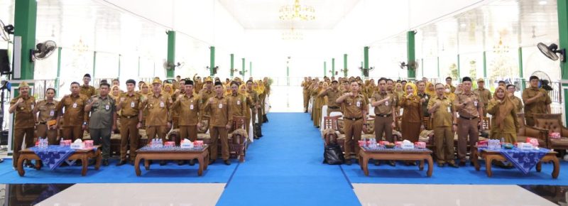 Pemkab Tanah Bumbu meluncurkan Aplikasi DigiS, disampaikan Plt Asisten di Pendopo Bupati Batulicin pada Senin 8 September 2025