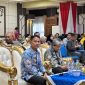 WaliKota HM Yamin menghadiri pelantikan pengurus SMSI Kalsel di Aula Kayuh Baimbai Banjarmasin pada Minggu 14 September 2025