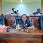 Anggota DPRD Tanah Bumbu dari Fraksi NasDem Sejahtera, H. GT. M. Erwin Arifin, saat menghadiri Rapat Paripurna di Gedung DPRD Tanah Bumbu. Senin(15/9/2025)
