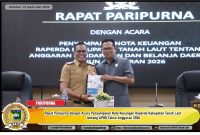 Sekda Tala sampaikan Rancangan Perda APBD 2026 ke DPRD, tekankan perencanaan hati-hati demi pertumbuhan ekonomi, kesejahteraan masyarakat