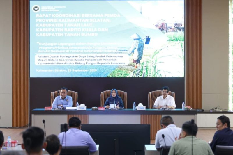 Kegiatan KSPEAN di Kalimantan Selatan libatkan Tanah Bumbu, Tanah Laut, dan Barito Kuala, dorong ketahanan pangan, energi, dan air