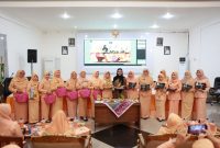 DWP Tanah Bumbu menggelar pelatihan garnis sayuran untuk asah kreativitas anggota dan peluang usaha keluarga