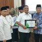 Wakil Bupati Tanah Laut HM Zazuli dalam Rakorda BAZNAS Kabupaten Tanah Laut di Aula Algoritma, Rabu (5/11/2025).