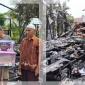 Bupati Tanah Laut H. Rahmat Trianto meninjau langsung lokasi kebakaran di Jalan Dharma RT 14, Pelaihari, serta menyerahkan bantuan darurat kepada warga terdampak, Jumat (7/11/2025).
