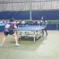 Atlet tenis meja Tanah Laut tengah berlaga dengan penuh semangat pada pertandingan Porprov XII Kalimantan Selatan 2025.