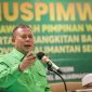 Ketua DPW PKB Kalsel, Dr. H. Cucun Ahmad Syamsurijal, M.A.P., saat membuka Musyawarah Pimpinan Wilayah (Muspimwil) PKB Kalimantan Selatan di Banjarmasin, Jumat (14/11/2025).