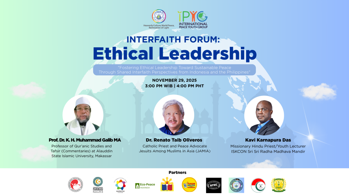 Forum lintas agama Filipina–Indonesia menyerukan kepemimpinan etis, integritas, dan persatuan untuk memperkuat peran generasi muda.