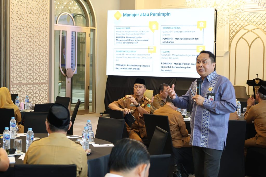 Pemerintah Kabupaten Tanah Bumbu terus meningkatkan kapasitas kepemimpinan aparatur melalui kegiatan Leadership Capacity Building