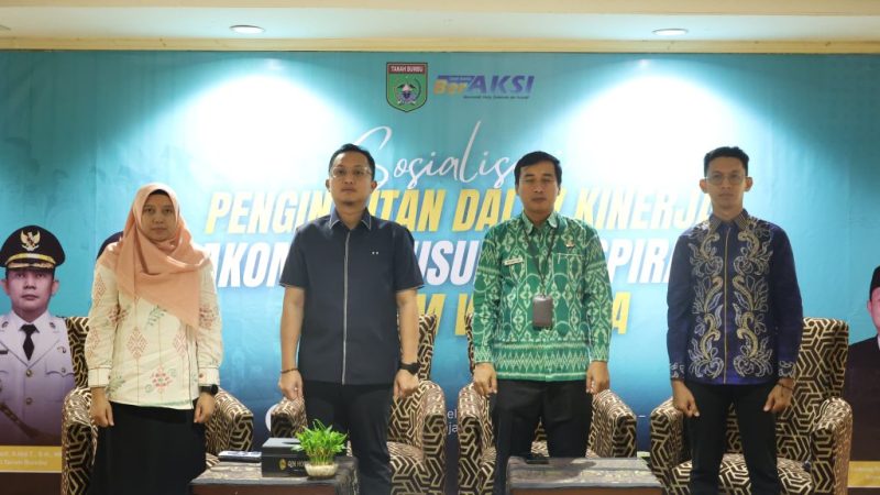 Pemerintah Kabupaten Tanah Bumbu mengadakan sosialisasi penginputan pengendalian dan evaluasi kinerja perangkat daerah
