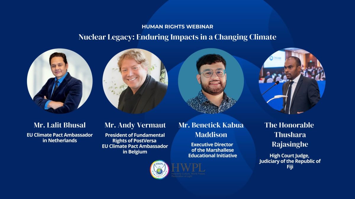 Webinar internasional membahas krisis HAM akibat kontaminasi nuklir dan perubahan iklim di Kepulauan Marshall serta seruan aksi global