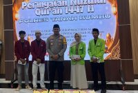 Polres Tanah Bumbu menggelar peringatan Nuzulul Qur’an serta kegiatan buka puasa bersama, Mahasiswa UNUKASE turut hadir