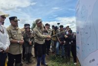 Suasana kemeriahan Gerakan Tanam Serempak di lokasi Cetak Sawah Rakyat (CSR) Kecamatan Panyipatan, Kabupaten Tanah Laut, Kamis (09/04/2026).