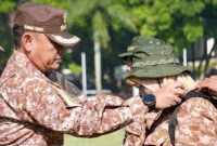 Pelatihan kepemimpinan dan retret kepala desa se kabupaten tanah laut di institut pemerintahan dalam negeri(IPDN). Foto : Prokopimtala.