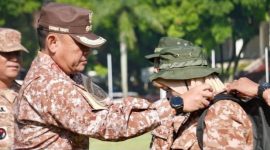 Pelatihan kepemimpinan dan retret kepala desa se kabupaten tanah laut di institut pemerintahan dalam negeri(IPDN). Foto : Prokopimtala.