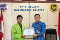 Badan Eksekutif Mahasiswa (BEM) UNUKASE melakukan audiensi dengan Balai Pengelola Transportasi Darat (BPTD) Kelas II Kalimantan Selatan