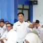 Peserta dari SKPD dan kecamatan mengikuti Monitoring dan Evaluasi PPID serta SP4N-LAPOR! yang digelar Diskominfo SP Tanah Bumbu di Gunung Tinggi, Batulicin, Rabu (06/05/2026).