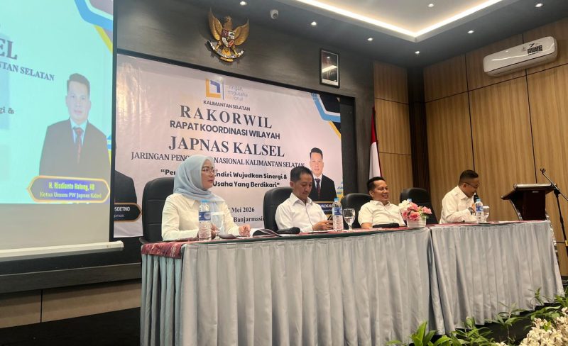 Pengurus Wilayah JAPNAS Kalimantan Selatan menggelar Rapat Koordinasi Wilayah (Rakorwil) di Banjarmasin, Kamis (07/05/2026).