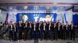 Pelantikan BPC HIPMI Tanah Laut di gedung sarantang saruntung, Jumat (15/5/2026).