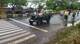 UNUKASE turut andil dalam rangkaian peringatan Hari Ulang Tahun ke-77 Proklamasi Gubernur Tentara ALRI Divisi IV Pertahanan Kalimantan