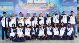 Kontingen atlet pelajar Kabupaten Tanah Bumbu mengikuti ajang POPDA Tingkat Provinsi Kalimantan Selatan Tahun 2026 di Banjarmasin, 18–24 Mei 2026.