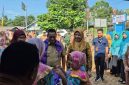 Suasana kebersamaan jajaran Pemkab Tanah Laut, Tim Penilai TPK2D Provinsi Kalsel, para kader PKK, Posyandu, serta warga Desa Damar Lima, Kecamatan Batu Ampar, Selasa (19/05/2026).