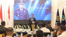 Bupati Tanah Bumbu, Andi Rudi Latif, menyampaikan sambutan pada acara Serah Terima Jabatan dan Pisah Sambut Kepala Lapas Kelas III Batulicin di Batulicin, Rabu (20/05/2026).