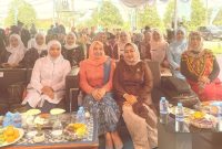 Anggota DPRD Tanah Bumbu Hj Ernawati saat menghadiri peresmian Gedung Dialisis RSUD dr H Andi Abdurrahman Noor yang diresmikan Bupati Andi Rudi Latif di Batulicin, Senin (01/06/2026).