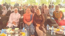 Anggota DPRD Tanah Bumbu Hj Ernawati saat menghadiri peresmian Gedung Dialisis RSUD dr H Andi Abdurrahman Noor yang diresmikan Bupati Andi Rudi Latif di Batulicin, Senin (01/06/2026).
