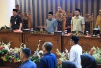 Suasana Rapat Paripurna DPRD Tanah Bumbu di Ruang Sidang Utama, Senin (15/06/2026).
