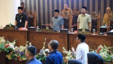 Suasana Rapat Paripurna DPRD Tanah Bumbu di Ruang Sidang Utama, Senin (15/06/2026).