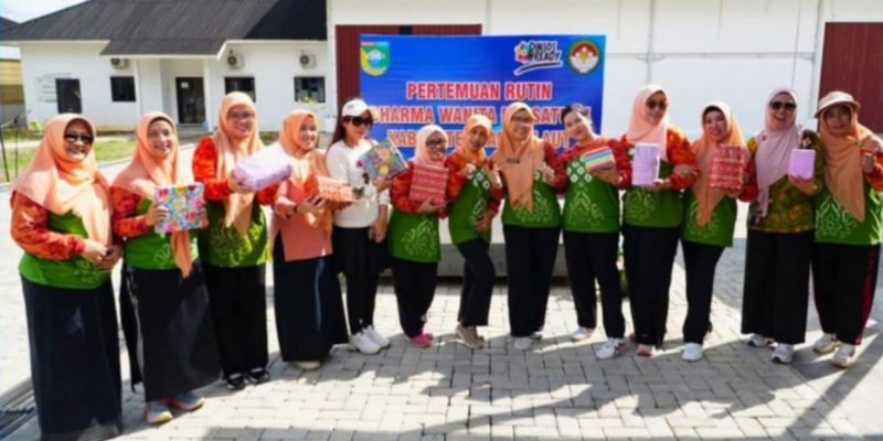 Kegiatan DWP Tanah Laut di Aula Dinas Sosial, Jumat (19/06/2026).