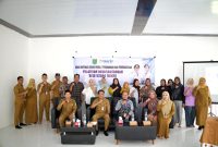 Pelaku usaha mikro mengikuti Pelatihan Kewirausahaan yang digelar Diskumdagri Kabupaten Tanah Bumbu di Desa Kersik Putih, Kecamatan Batulicin, Selasa (02/06/2026).