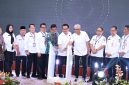 Asisten Perekonomian dan Pembangunan Setda Tanah Bumbu Eryanto Rais bersama Kepala Diskominfosp Tanah Bumbu Al Husain Mardani menghadiri Public Communication Summit 2026 di Banjarmasin, Rabu (03/06/2026).