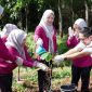 Dinas Perumahan Rakyat, Kawasan Permukiman dan Pengelolaan Lingkungan Hidup (DPRKPLH) Kabupaten Tanah Laut bersama Gabungan Organisasi Wanita (GOW) Kabupaten Tanah Laut menggelar kegiatan penanaman pohon, Jumat (12/06/2026).
