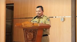 Asisten Perekonomian dan Pembangunan Setda Kabupaten Tanah Laut, Masturi, S.STP, yang hadir mewakili Sekretaris Daerah Kabupaten Tanah Laut, Senin (15/06/2026).