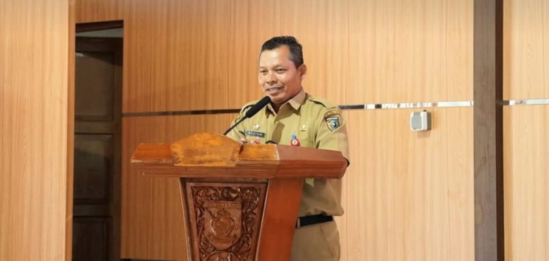 Asisten Perekonomian dan Pembangunan Setda Kabupaten Tanah Laut, Masturi, S.STP, yang hadir mewakili Sekretaris Daerah Kabupaten Tanah Laut, Senin (15/06/2026).