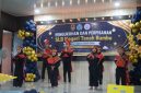 Siswa SLB Negeri Tanah Bumbu menampilkan pertunjukan seni pada kegiatan Pengukuhan dan Perpisahan Tahun Ajaran 2025/2026 di Batulicin, Kamis (18/06/2026).