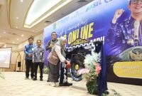 Sekretaris Daerah Tanah Bumbu, Yulian Herawati, saat meluncurkan SP2D Online Terintegrasi SIPD RI di Batulicin, Jumat (19/06/2026).
