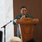 Wakil Bupati Tanah Laut, H.M. Zazuli saat sambutan dalam acara Pelantikan PC IPNU dan IPPNU Tala masa khidmat 2025-2027 di Aula Kediaman Wakil Bupati, Sabtu (11/07/2026).