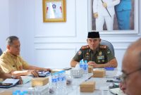 Bupati Tanah Laut, H. Rahmat Trianto, memimpin Rapat Koordinasi (Rakor) Calendar of Event 2026 di Ruang Rapat Bupati, Pelaihari, Kabupaten Tanah Laut, Kalsel, Selasa (14/07/2026).