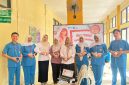 Mahasiswa Praktik Profesi Jurusan Keperawatan FKIK Universitas Lambung Mangkurat (ULM) bersama dosen pembimbing dan tim Promosi Kesehatan (Promkes) RSUD Ratu Zalecha Martapura usai menggelar edukasi mengenai hipertensi dalam kehamilan kepada ibu hamil di Poli Kandungan dan Kebidanan, Rabu (22/07/2026).