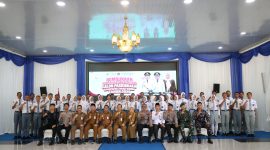 Pembukaan Diklat Calon Paskibraka Kabupaten Tanah Bumbu Tahun 2026 di Pendopo Kantor Bupati Batulicin.