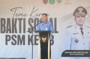 Asisten Perekonomian dan Pembangunan Setda Tanah Bumbu, Eryanto Rais, mewakili Bupati Andi Rudi Latif saat membuka Temu Karya Bhakti Sosial (TKBS) Pekerja Sosial Masyarakat (PSM) Ke-23 Tingkat Provinsi Kalimantan Selatan di Pantai Mattone, Kecamatan Kusan Hilir, Jumat, (31/07/2026).
