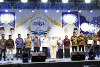 Bupati Tanah Bumbu Andi Rudi Latif saat penutupan MTQN Ke-23 Kecamatan Simpang Empat