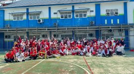 Semarak peringatan Hari Kemerdekaan Republik Indonesia ke-81 terasa meriah di halaman PAUDIT Robbani Banjarbaru
