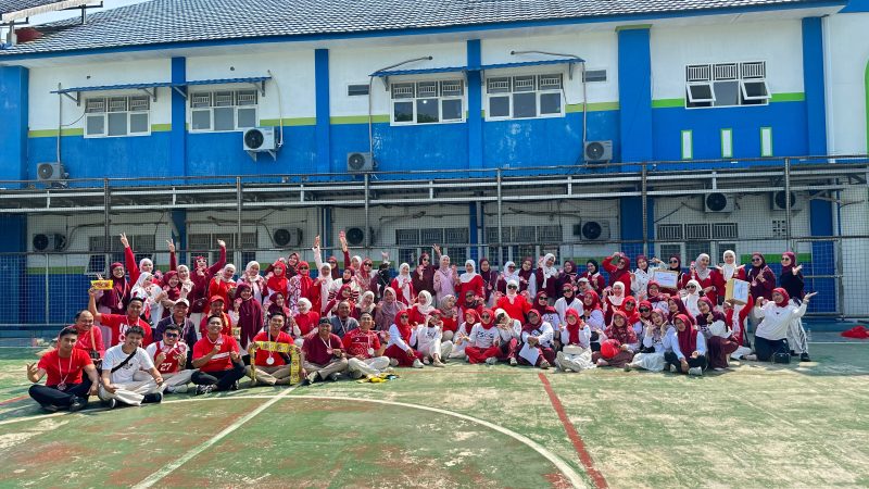 Semarak peringatan Hari Kemerdekaan Republik Indonesia ke-81 terasa meriah di halaman PAUDIT Robbani Banjarbaru