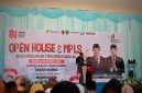 Bupati Tanah Bumbu Andi Rudi Latif membuka rangkaian open house dan MPLS Sekolah Rakyat Terintegrasi 1 Tanah Bumbu, Sabtu (15/08/2026).